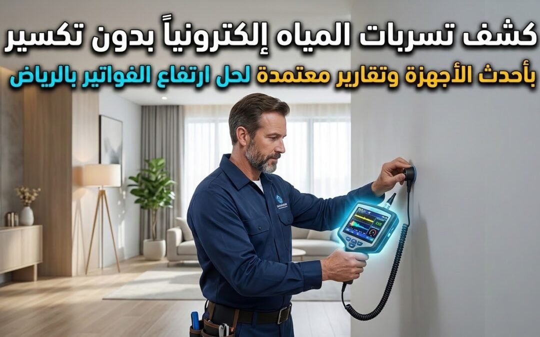 مؤسسة اليامي لكشف تسربات المياه بالرياض إلكترونياً بدون تكسير